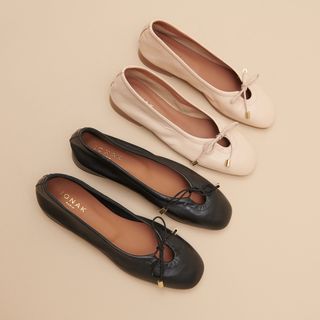 Jonak, Ballet Flats With Laces