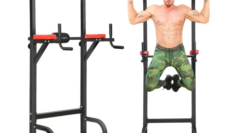 A Top-Rated Power Tower Shoppers 'Highly Recommend' for Home Workouts Is $114 Off Right Now on Amazon