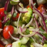 BJ Brinker's Home Cooking: Tomato-Avacado-Cucumber Salad