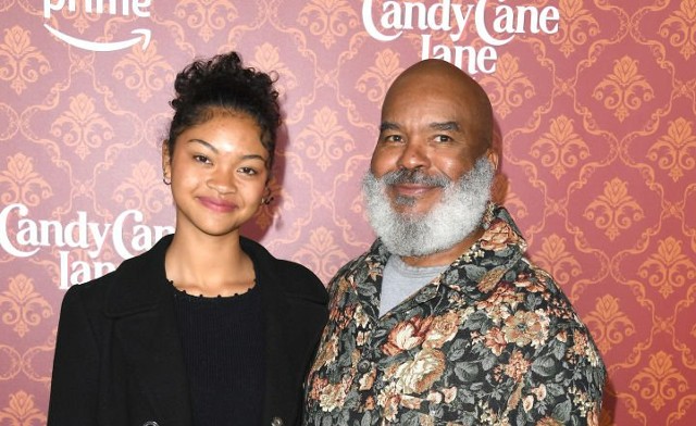 DAVID ALAN GRIER AND DAUGHTER ATTEND ‘CANDY CANE LANE’ PREMIERE