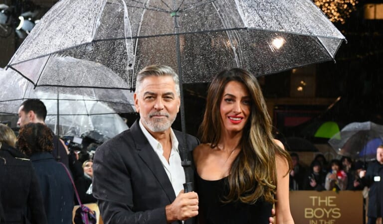 George Clooney, Amal Clooney Beam at ‘Boys In the Boat’ Premiere