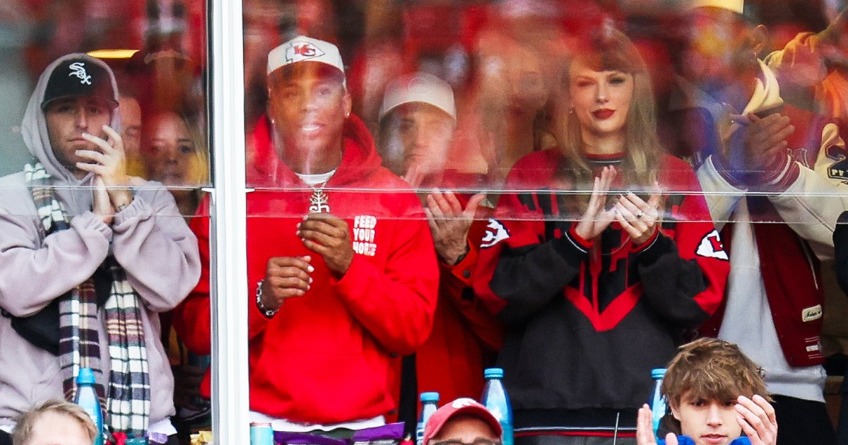 Meet Travis Kelce’s BFF Aric Jones Who Sits With Taylor Swift at Games