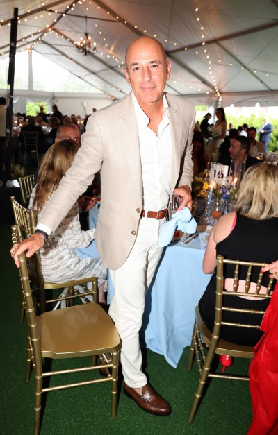 Matt Lauer attends gala in a tan suit 