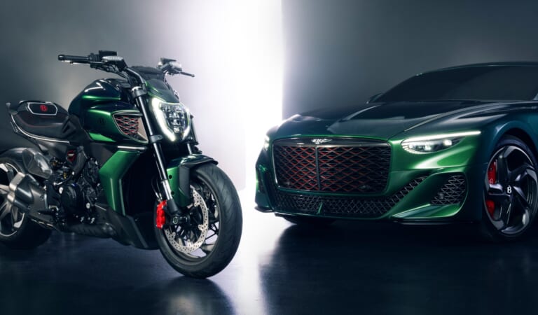 Ducati & Bentley Team Up For V4 Motorcycle