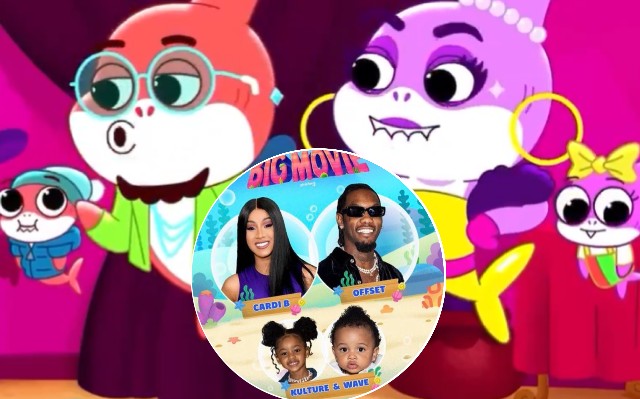 CARDI B, OFFSET AND THEIR KIDS MAKE A SPLASH IN THE NEW BABY SHARK MOVIE