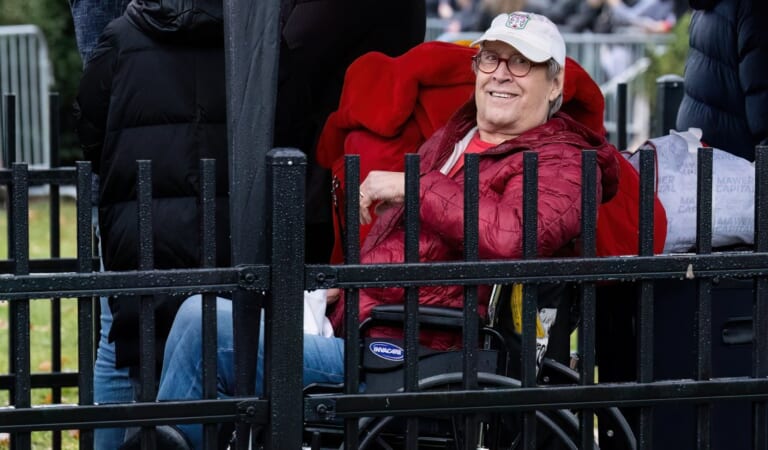 Chevy Chase Makes Rare Public Appearance in Wheelchair [Photos]