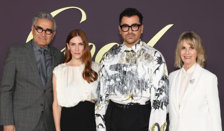 Eugene Levy at ‘Good Grief’ Premiere With Wife and Kids [Photos]