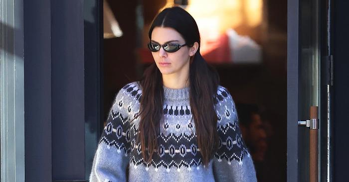 Kendall Jenner and Hailey Bieber Wore Fair Isle Sweaters