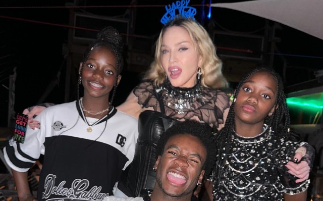 MADONNA CELEBRATES NEW YEAR’S EVE WITH HER SIX KIDS
