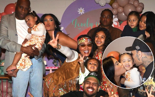 CHRIS BROWN, HIS KIDS, AND THEIR MOTHERS UNITE FOR A ‘LOVELY’ BIRTHDAY PARTY