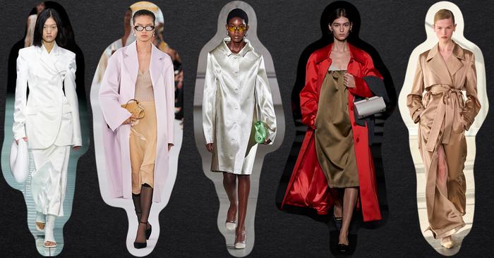 The Luxurious Satin Coat Trend That Will Define 2024
