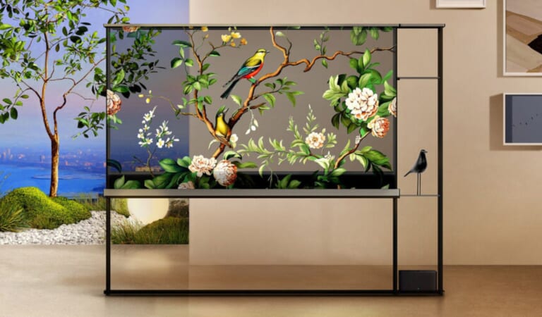 LG Unveils World’s First Wireless Transparent Television At CES 2024