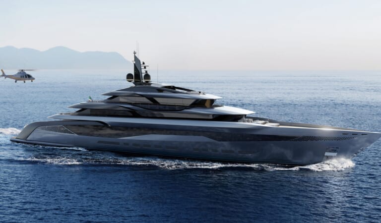This Insane Superyacht Features A Helipad & Two-Story Penthouse