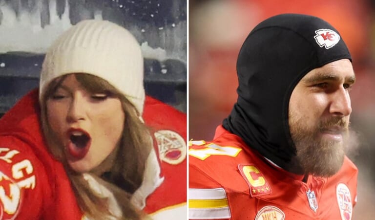 Taylor Swift, Travis Kelce Leave Kansas City Chiefs Game Holding Hands