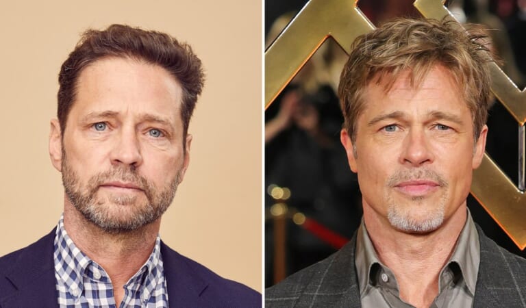Jason Priestley Says Brad Pitt Could Go ‘Long Time Without Showering’