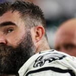 Jason Kelce Signs Jersey for His Favorite Local McDonald’s Employee