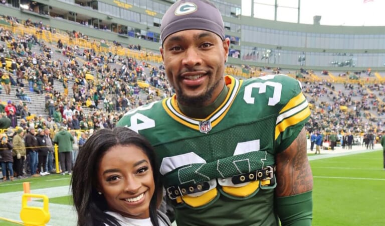 Simone Biles Congratulates Husband Jonathan Owens as NFL Season Ends