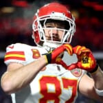 Travis Kelce Throws Up Taylor Swift's Iconic Hand Heart After TD