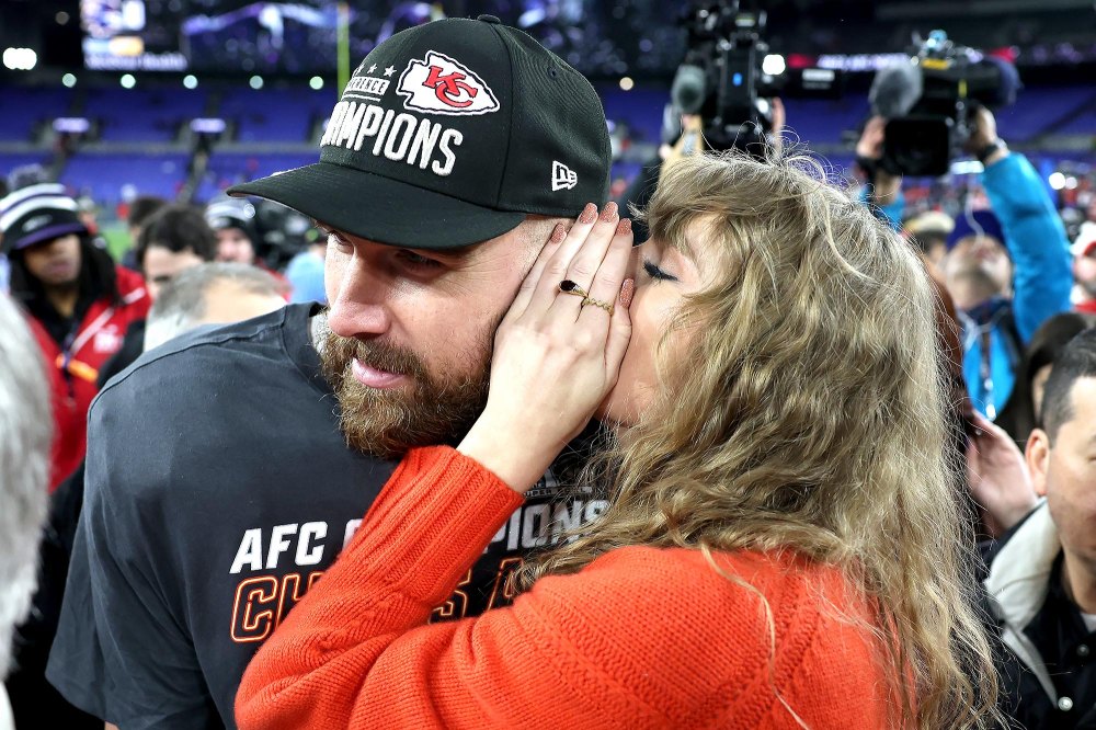 Taylor Swift Seemingly Tells Travis Kelce ‘I Love You’ After AFC Championship Win