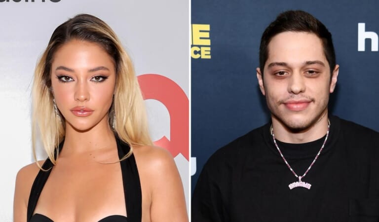 Madelyn Cline, Boyfriend Pete Davidson Spotted Leaving His Comedy Show