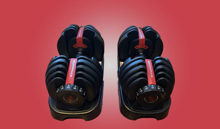 I Use Bowflex’s Best-Selling Adjustable Dumbbells at Home and Don't Miss the Gym at All