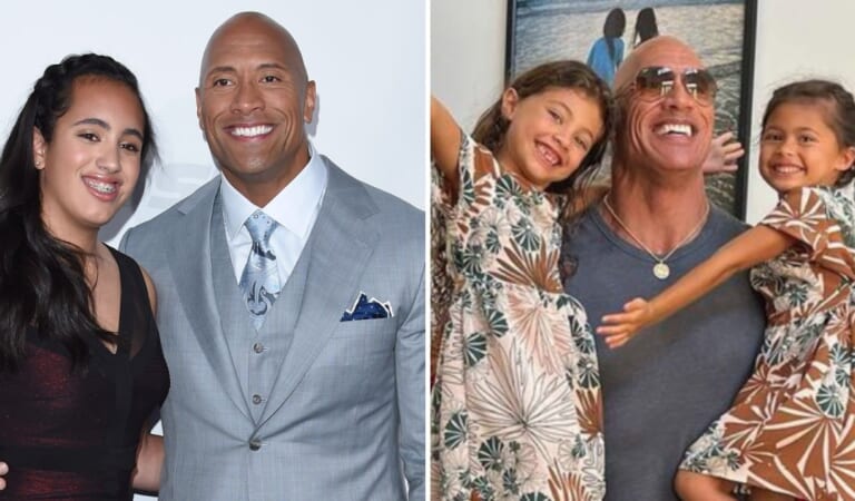 Dwayne ‘The Rock’ Johnson’s Cutest Photos With His Kids