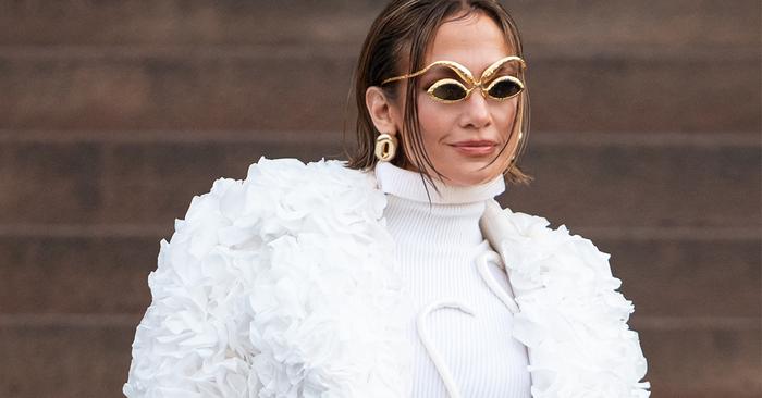 J.Lo Wore the Pants-less Trend During Paris Couture Week