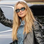 Jennifer Lawrence Just Wore 2024's Leather Blazer Trend