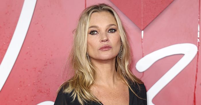 Kate Moss Wore a Sheer Lace Dress to Her 50th Birthday Party