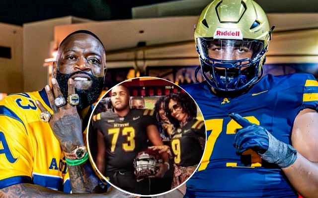 RICK ROSS AND TIA KEMP’S SON COMMITS TO HBCU POWERHOUSE