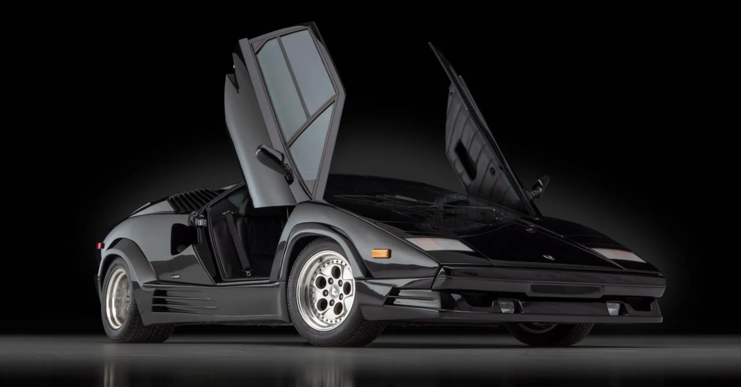 This Black-On-Black Lamborghini Countach 25th Anniversary Edition Can Be Yours