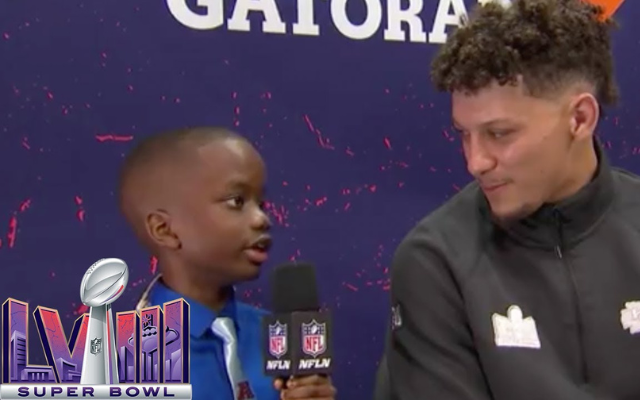 11-YEAR-OLD REPORTER, JEREMIAH FENNELL, STOLE THE SHOW AT SUPER BOWL OPENING NIGHT PRESS CONFERENCE