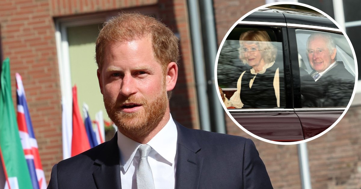 Prince Harry Visits King Charles in U.K. Without Meghan Markle