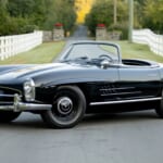 This Classic 'Triple Black' Mercedes-Benz 300 SL Roadster Could Sell For Millions