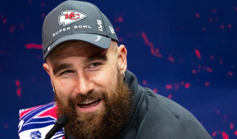 Travis Kelce Says He Was Booed by ‘Niners Gang’ Before Super Bowl
