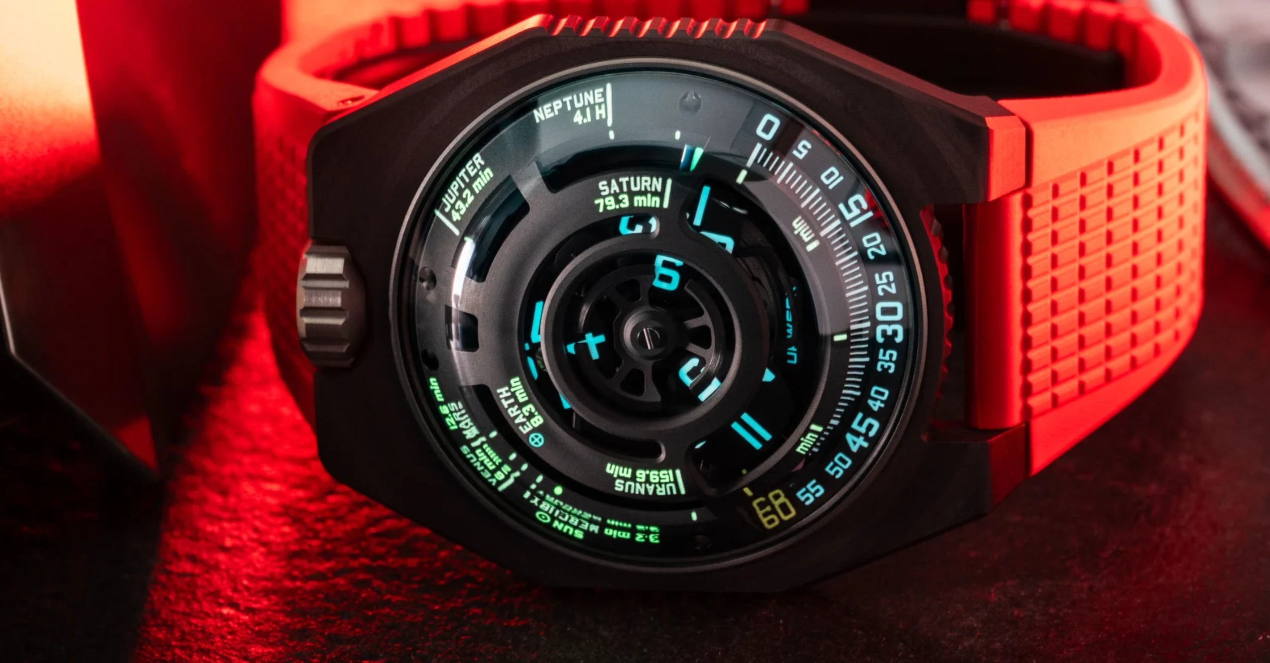 Urwerk 'Lightspeed' Watch Shows How Long It Takes A Sunbeam To Reach The Planets