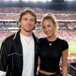 Alix Earle and Braxton Berrios Attend 2024 Super Bowl