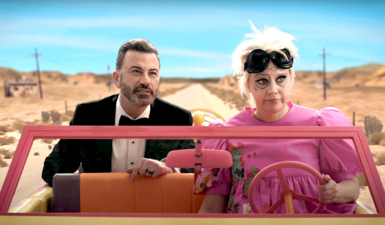 Oscars Host Jimmy Kimmel Gets Lost in Barbieland in Star-Studded Promo