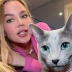 Khloe Kardashian Accused of Editing Her Cat’s Photo