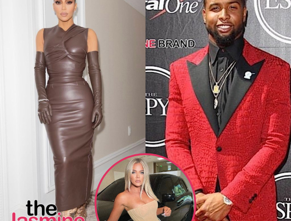 Khloe Kardashian Supports Kim & Odell Beckham Jr.’s Brewing Romance, Despite Her Own Reported History w/ NFLer