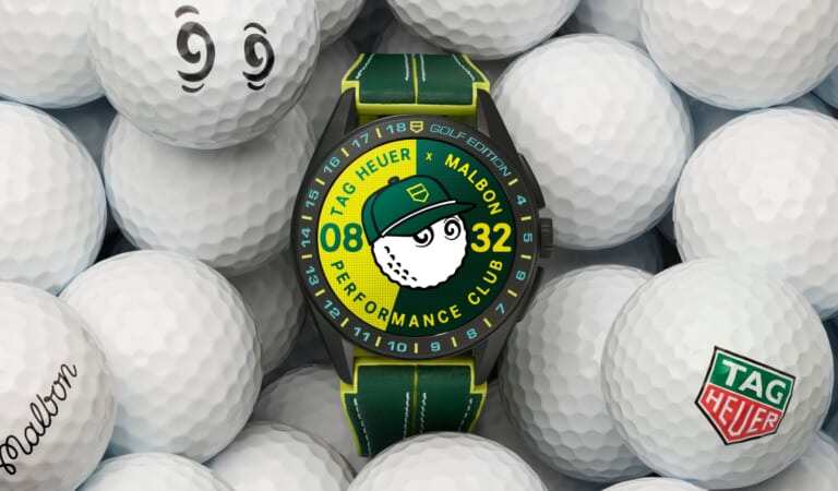 Tee Time: TAG Heuer + Malbon Golf Collab On Colorful Connected Watch For Diehard Golfers