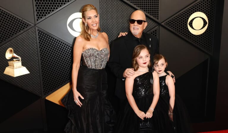 Billy Joel, Wife Alexis Bring Daughters to 2024 Grammys