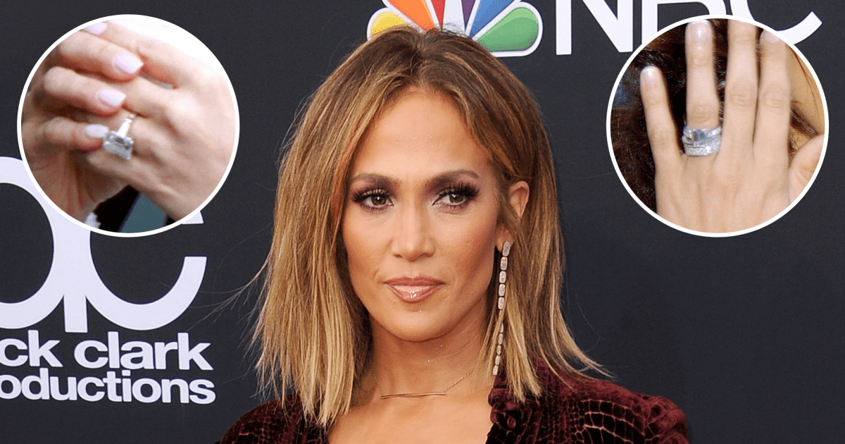 Jennifer Lopez's Engagement Rings: Photos of All 6 Diamonds