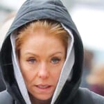 Kelly Ripa Looks Unrecognizable While Bundled Up During Intense NYC Snowstorm [Photos]
