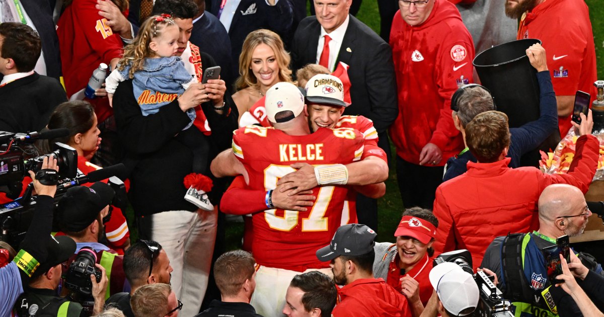 Patrick Mahomes and Travis Kelce’s Best Bromance Moments in Photos