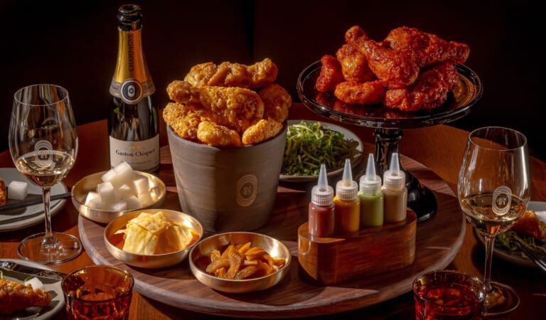 Fried Chicken Takes Flight With Caviar & Champagne At These Upscale Eateries