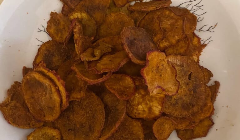 BJ Brinker’s Home Cooking: Radish Chips