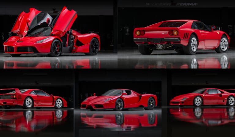 The Ferrari ‘Big 5’ Is The Ultimate Collection Of Prancing Horse Hypercars