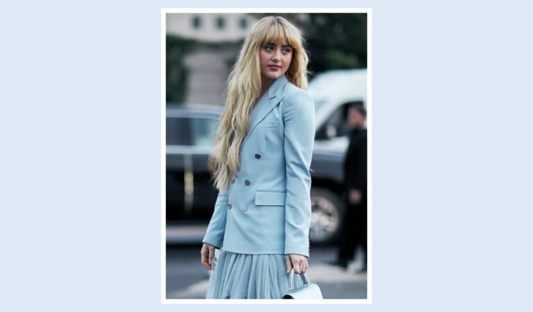 Icy Blue Is the Season’s Most Surprising Hue