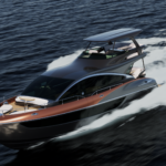 The Lexus Luxury Yacht Boasts A BBQ Grill & Expanded Swimming Platform
